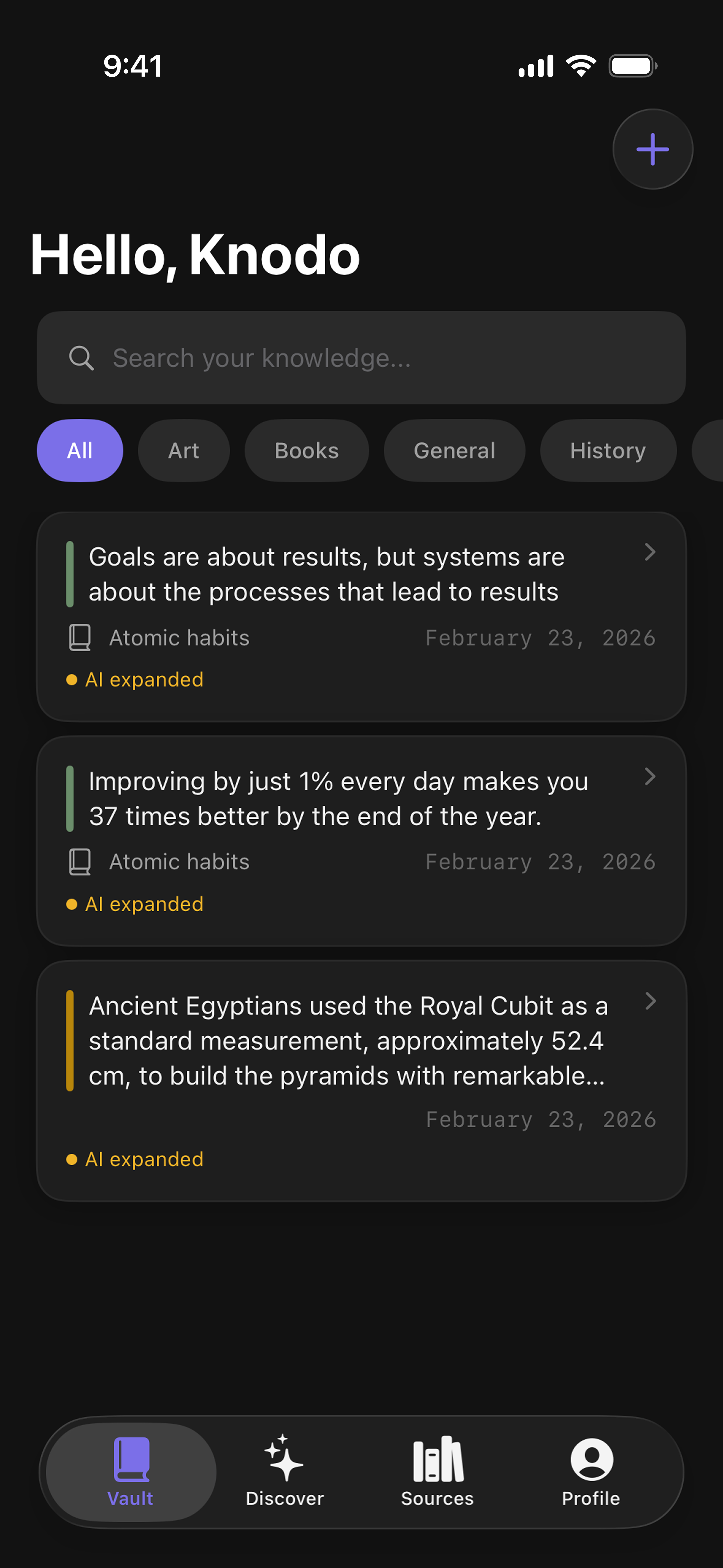 Knodo — Your Knowledge Vault